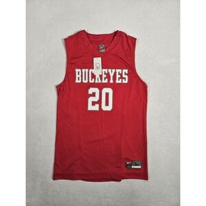 Ohio State Buckeyes Nike Elite Team‎ Basketball Jersey (#20) Men's Large Red NWT